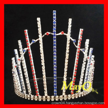 Wholesale Rhinestone Patriotic pageant tiara